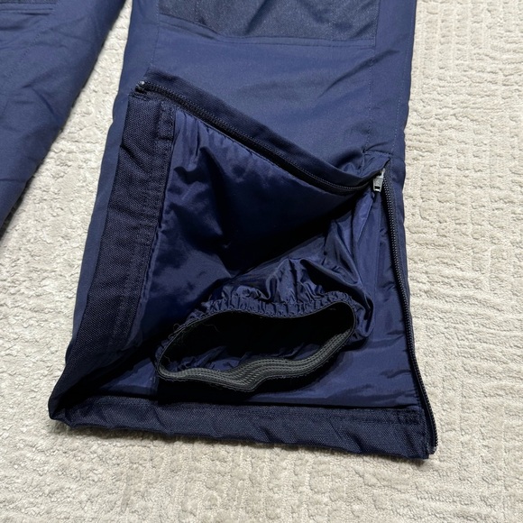 L.L. Bean Kids' Insulated Snow Pants Ski Pants Cold Buster Snow Pants Blue Sz 12 - Picture 4 of 10